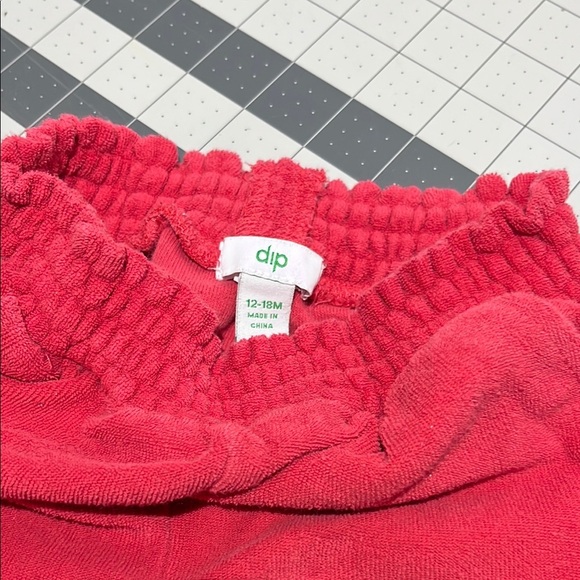 Dip Coral Terry Cloth Shorts - Picture 2 of 3